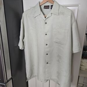 Rick's Cafe Casual Button Down Hawaiian Island Camp Shirt